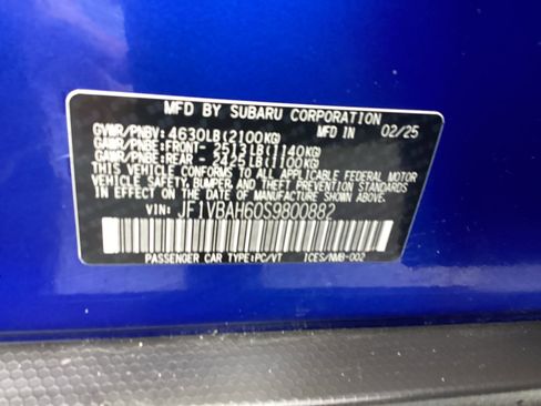 Certified 2025 Subaru WRX Premium image 16