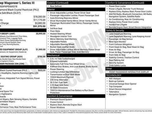 Used 2023 Jeep Wagoneer L Series III w/ Premium Group I AWD/4WD image 6