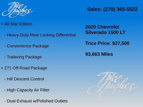 Used 2020 Chevrolet Silverado 1500 LT w/ All-Star Edition AWD/4WD image 20