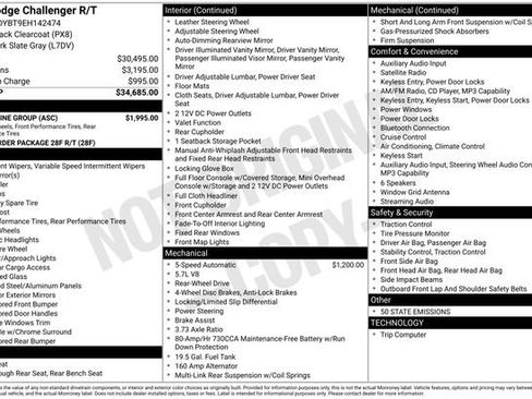 Used 2014 Dodge Challenger R/T w/ R/T Redline Group RWD image 5