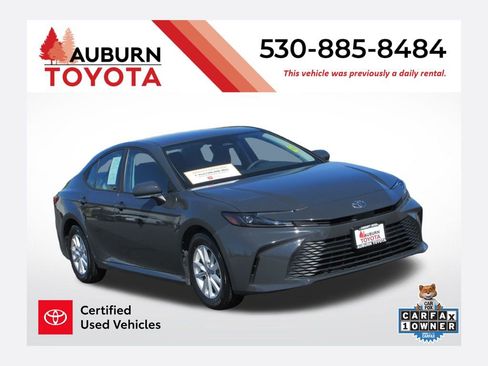 Certified 2025 Toyota Camry LE FWD image 1