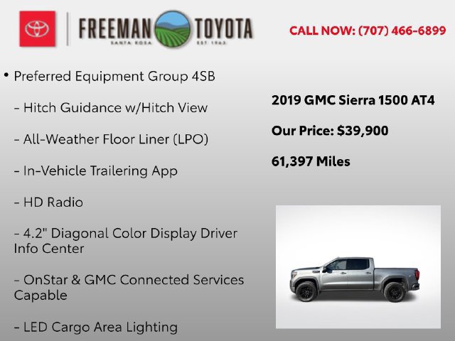 Used 2019 GMC Sierra 1500 AT4 w/ AT4 Premium Package AWD/4WD image 12