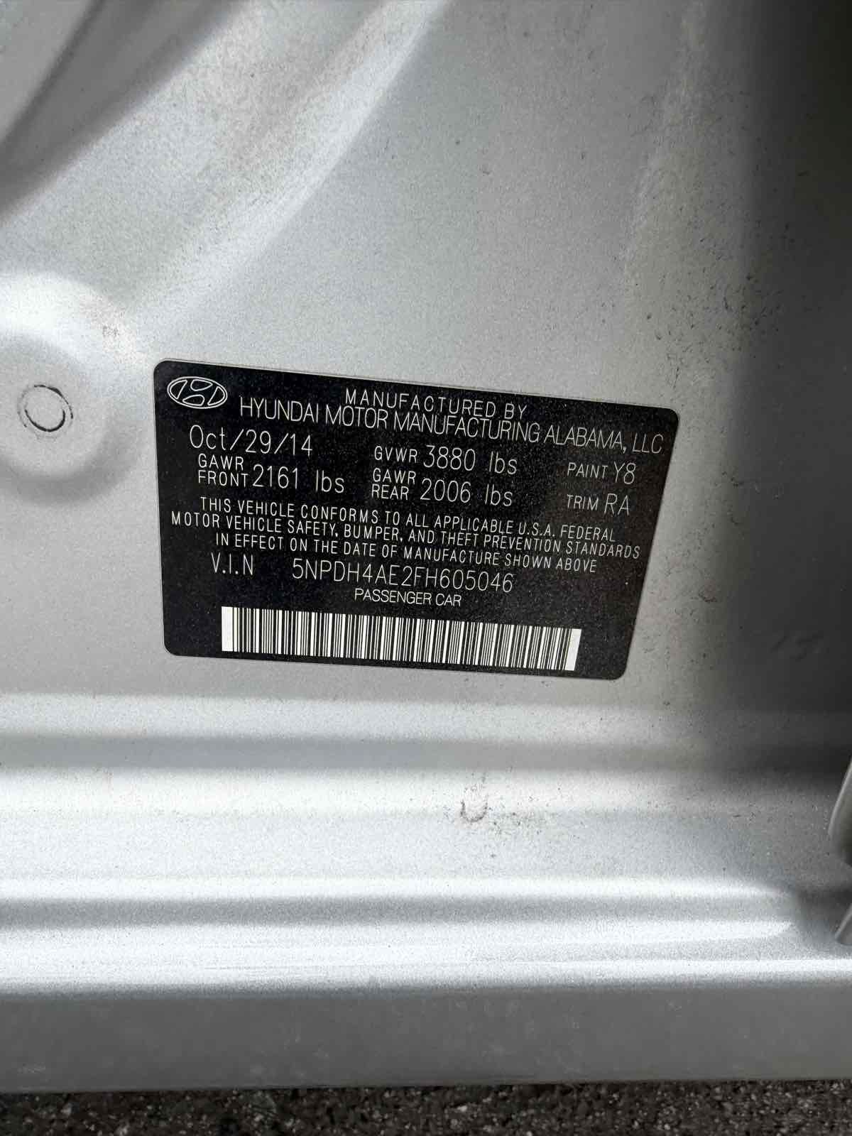 Used 2015 Hyundai Elantra SE w/ Option Group 02 FWD image 28