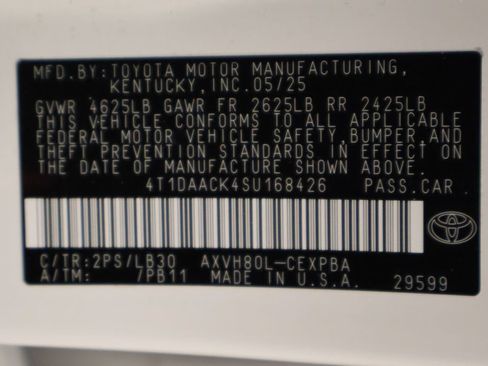 Certified 2025 Toyota Camry XSE FWD image 17