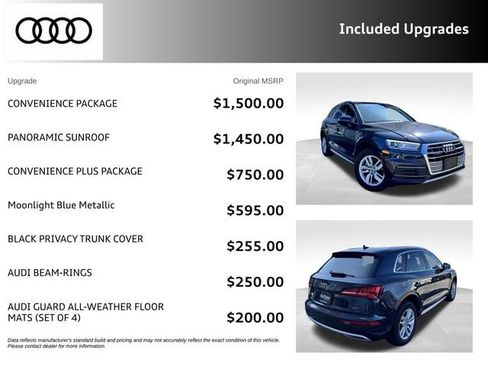 Used 2020 Audi Q5 2.0T Premium w/ Convenience Package AWD/4WD image 3