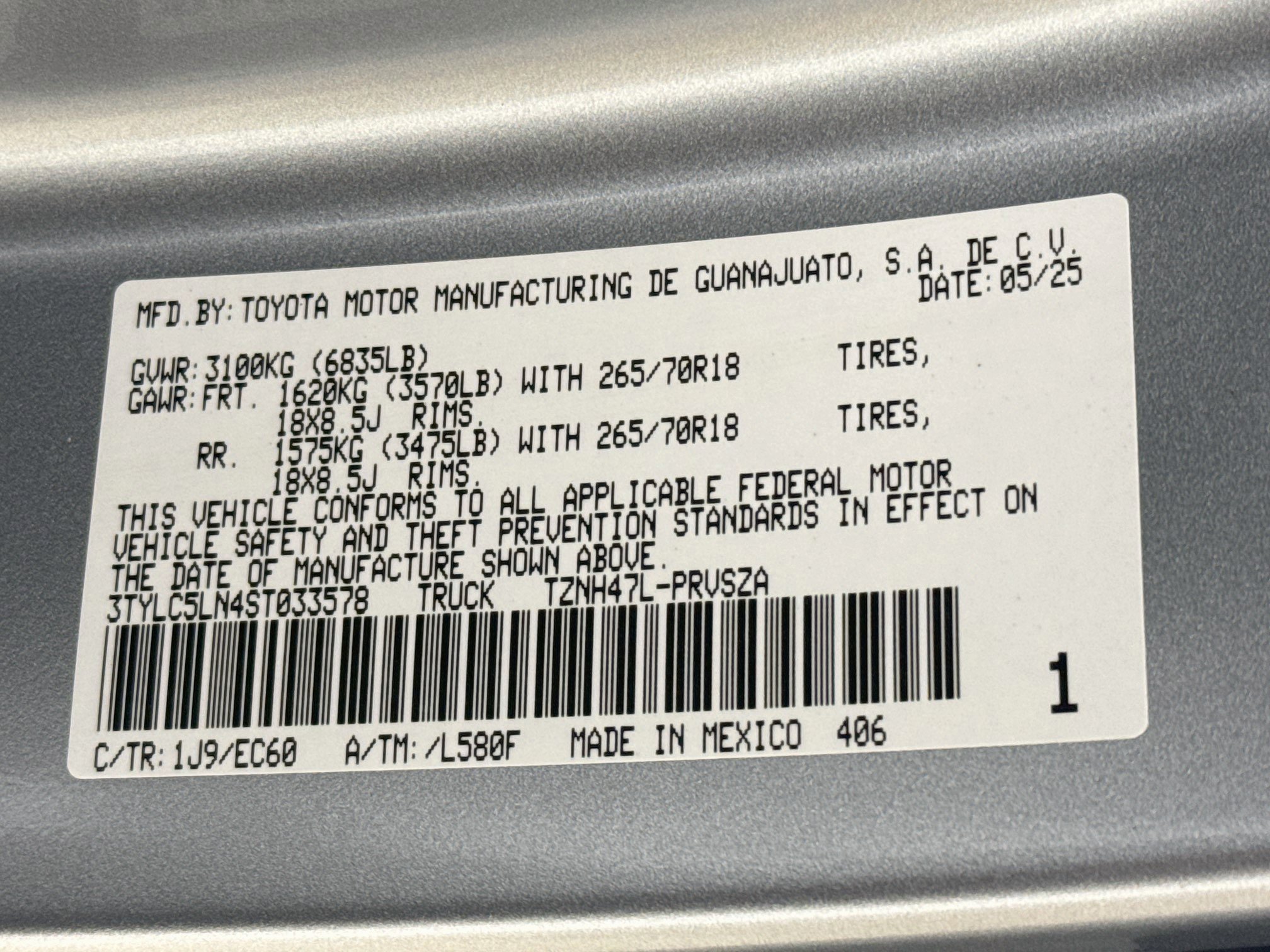 Certified 2025 Toyota Tacoma 4x4 Double Cab Hybrid image 34
