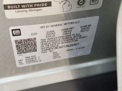 New 2026 Chevrolet Traverse Z71 w/ Driver Confidence Package image 34