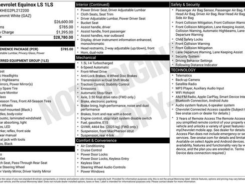 Used 2023 Chevrolet Equinox LS w/ LS Convenience Package FWD image 31