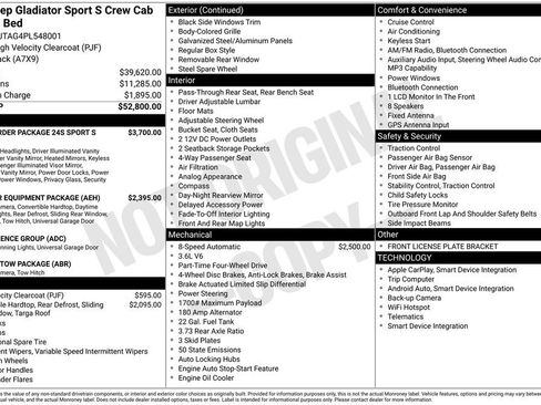 Used 2023 Jeep Gladiator Sport AWD/4WD image 26