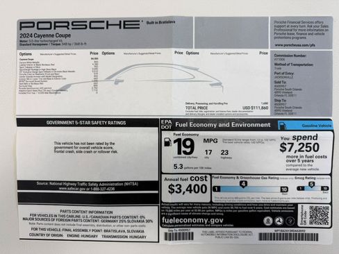 Used 2024 Porsche Cayenne Coupe AWD/4WD image 3