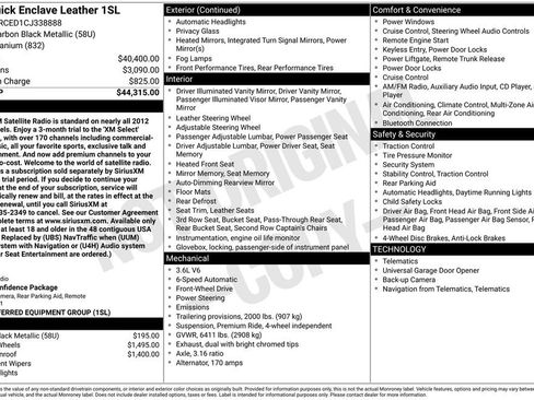 Used 2012 Buick Enclave Leather image 8