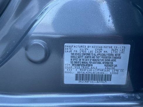 Certified 2025 Nissan Versa SR w/ Trunk Package image 39