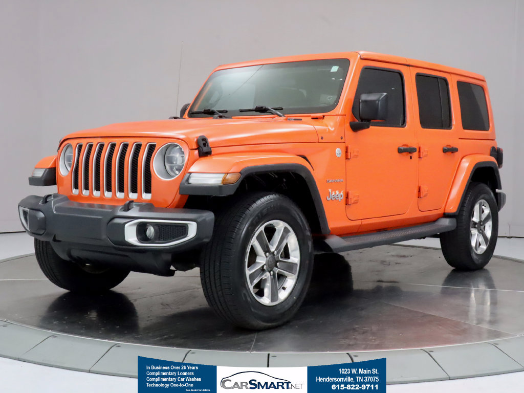 Used 2019 Jeep Wrangler Unlimited Sahara w/ LED Lighting Group AWD/4WD image 1