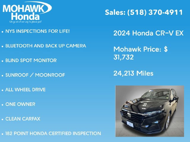Certified 2024 Honda CR-V EX image 8