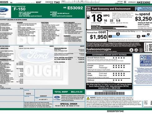 Used 2022 Ford F150 XLT w/ Equipment Group 302A High image 3