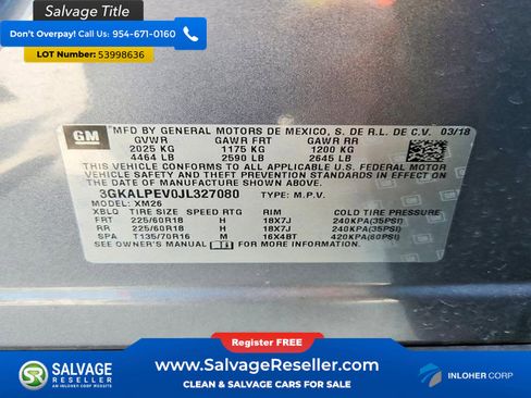 Used 2018 GMC Terrain SLT w/ Preferred Package FWD image 17