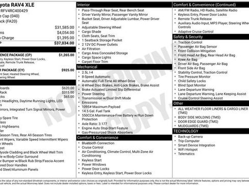 Certified 2024 Toyota RAV4 XLE w/ Convenience Package image 36