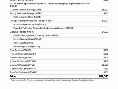 Used 2025 BMW M3 Competition w/ M Driver's Package image 3