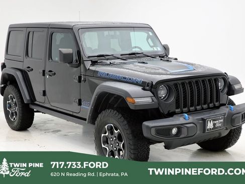 Used 2023 Jeep Wrangler Unlimited Rubicon 4xe w/ Cold Weather Group AWD/4WD image 1