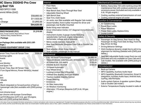 Used 2023 GMC Sierra 3500 Pro w/ Convenience Package AWD/4WD image 46