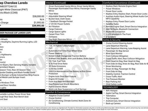 New 2026 Jeep Cherokee Laredo AWD/4WD image 13