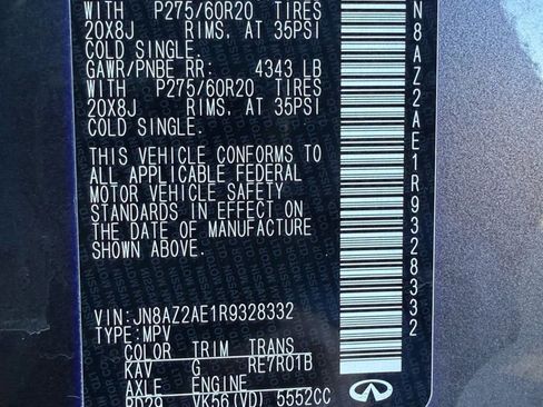 Used 2024 INFINITI QX80 Luxe image 39