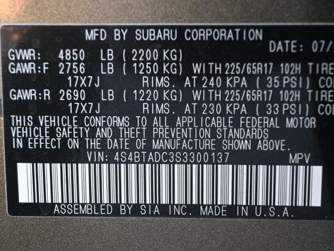 Used 2025 Subaru Outback Premium image 35