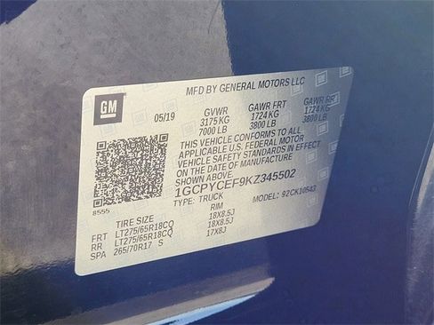 Used 2019 Chevrolet Silverado 1500 Custom Trail Boss w/ Custom Convenience Package image 26