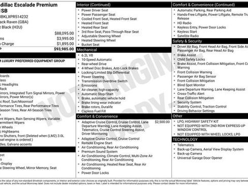 Used 2023 Cadillac Escalade Premium Luxury RWD image 1