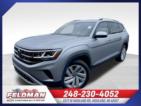 Used 2021 Volkswagen Atlas SEL AWD/4WD image 1