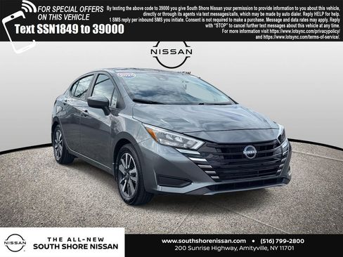 Certified 2025 Nissan Versa SV w/ Trunk Package image 1