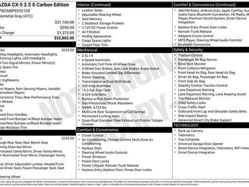 Used 2023 MAZDA CX-5 Carbon Edition image 50