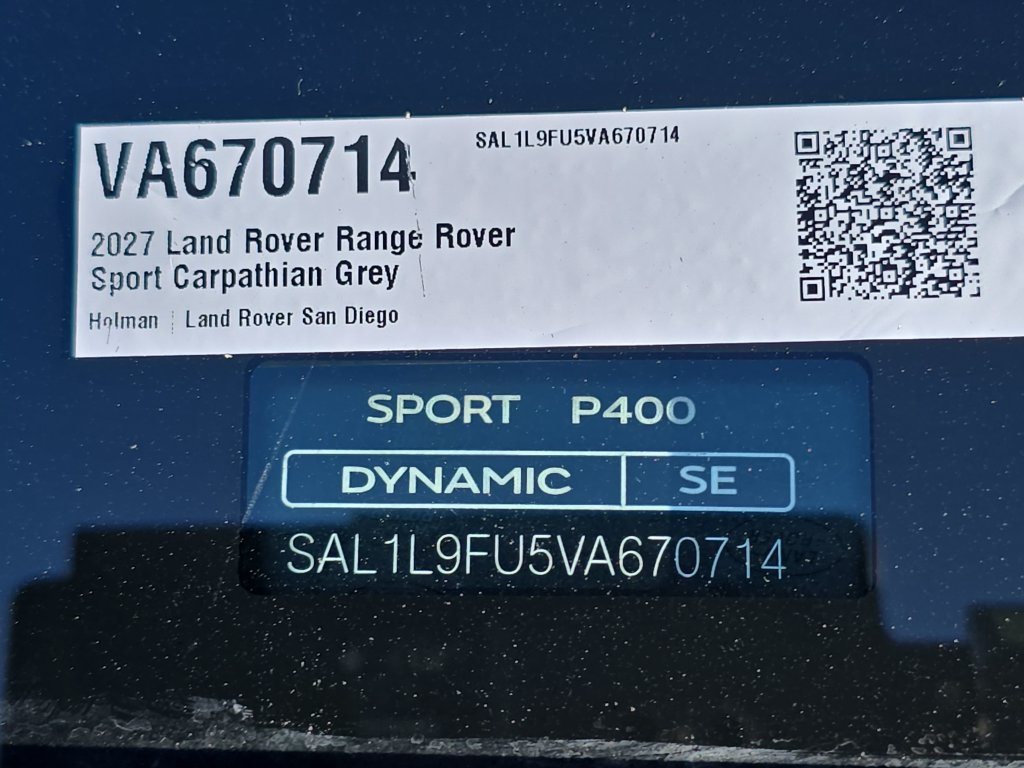 New 2027 Land Rover Range Rover Sport Dynamic SE AWD/4WD image 37
