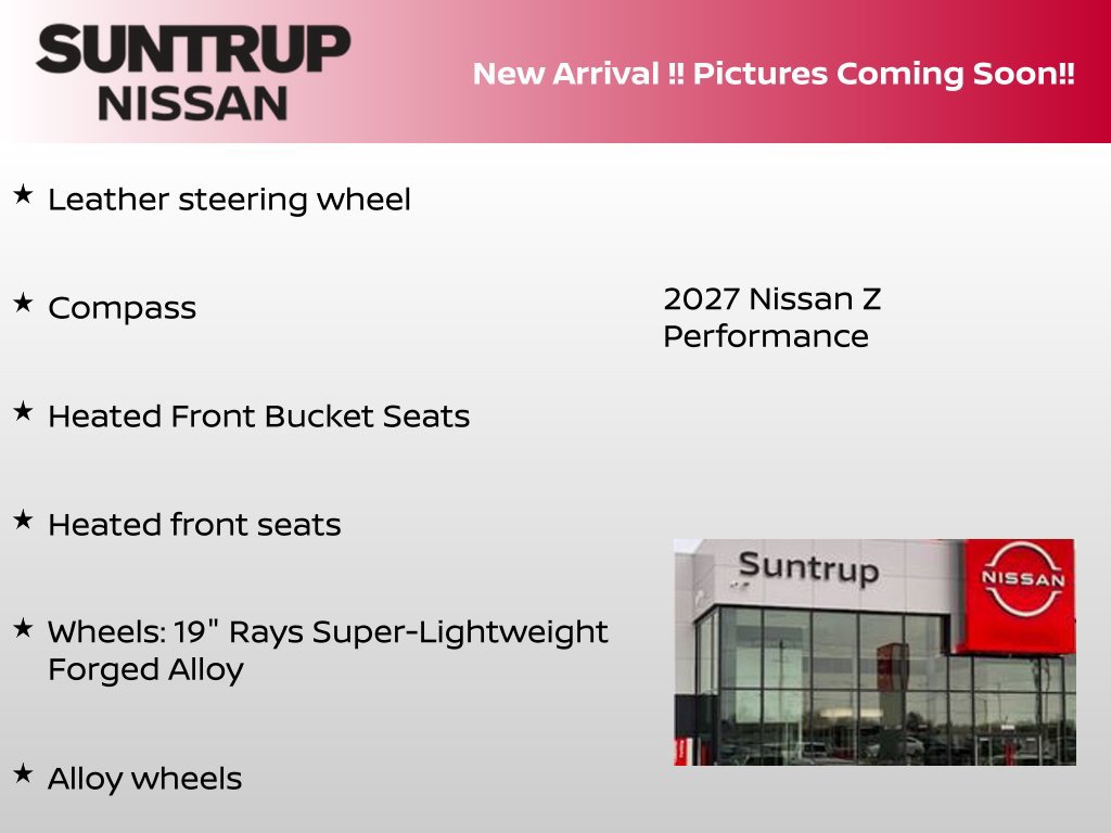 New 2027 Nissan Z Performance RWD image 7