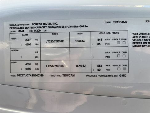 New 2025 GMC Savana 4500 w/ Power Convenience Package image 43