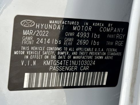 Used 2022 Genesis G70 3.3T w/ Sport Prestige Package image 33