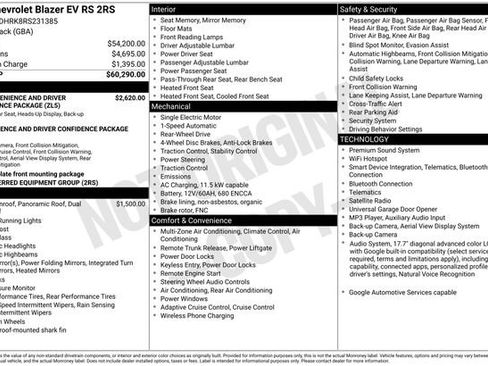 Used 2024 Chevrolet Blazer EV RS RWD image 11