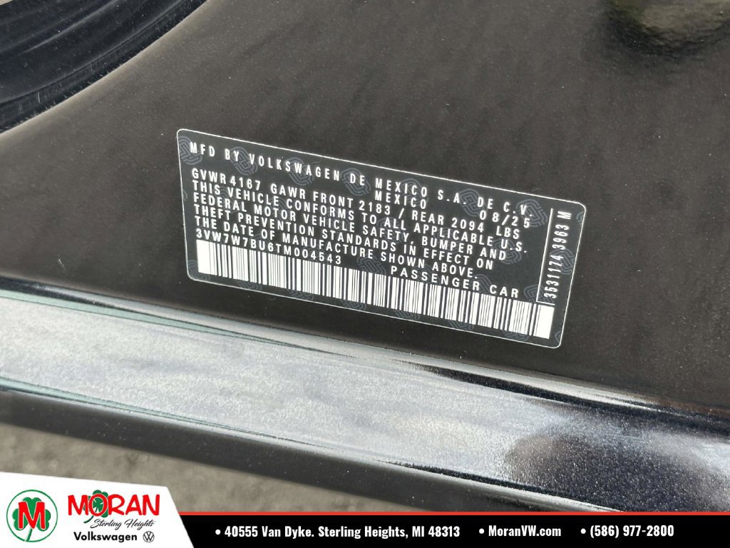 Certified 2026 Volkswagen Jetta SE w/ Black Wheel Package FWD image 32