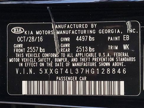 Used 2017 Kia Optima LX FWD image 33
