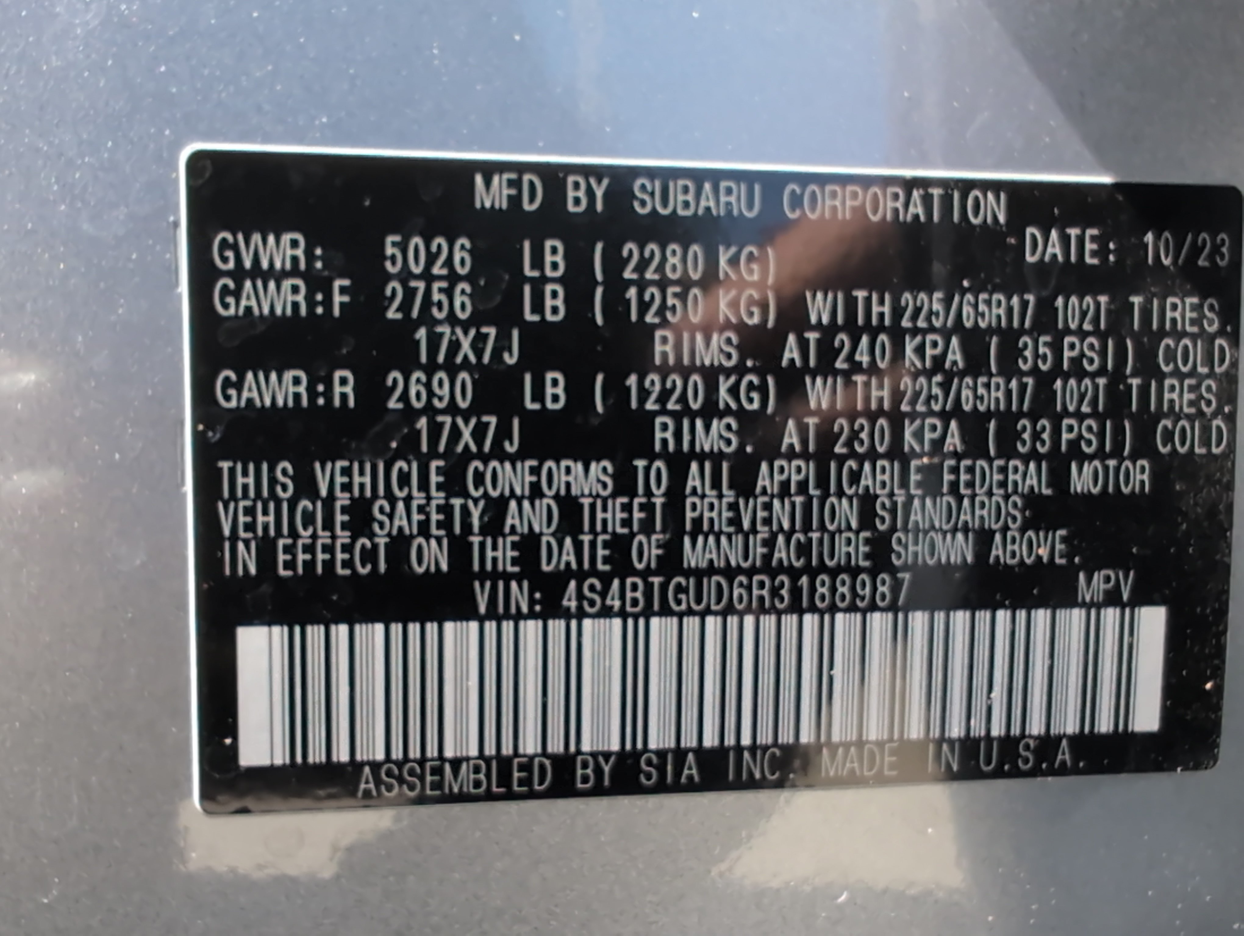 Used 2024 Subaru Outback Wilderness AWD/4WD image 35