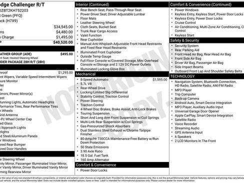 Used 2019 Dodge Challenger R/T w/ Cold Weather Group image 6