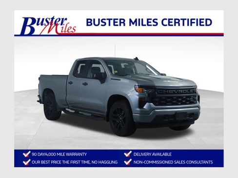 Used 2024 Chevrolet Silverado 1500 Custom w/ Turbomax Blackout Package RWD image 1