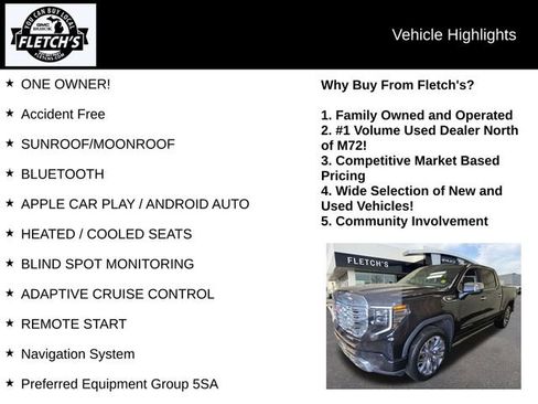 Used 2023 GMC Sierra 1500 Denali w/ Denali Reserve Package AWD/4WD image 2