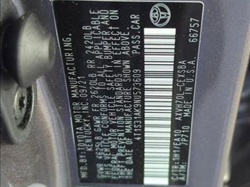 Certified 2022 Toyota Camry SE w/ Audio Upgrade Package FWD image 28