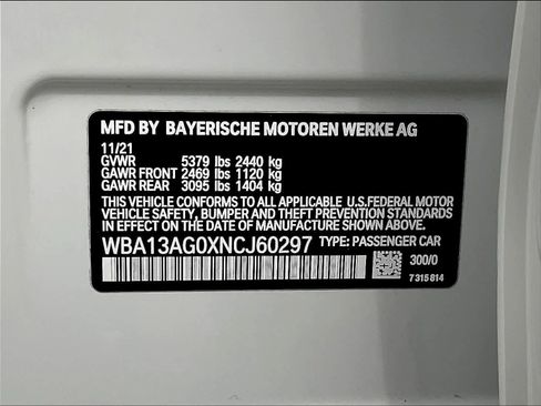 Used 2022 BMW 530e w/ Convenience Package RWD image 21