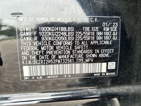 Used 2023 Honda HR-V Sport image 2