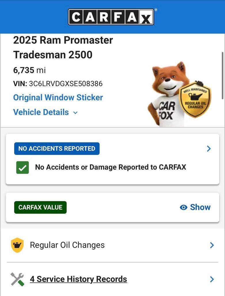 Used 2025 RAM ProMaster 2500 FWD image 4