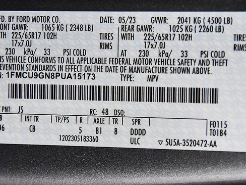 Used 2023 Ford Escape Active w/ Tech Pack #1 AWD/4WD image 15