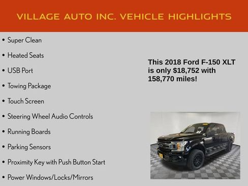 Used 2018 Ford F150 XLT w/ Equipment Group 302A Luxury image 7