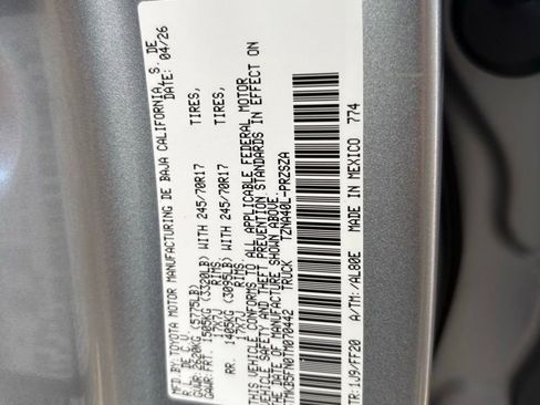 New 2026 Toyota Tacoma SR5 RWD image 40